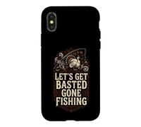 Let's Get Basted Gone Fishing Thanksgiving Festive Case for iPhone X/XS