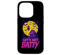 Let's Get Batty Witch Halloween Night Case for iPhone 14 Pro