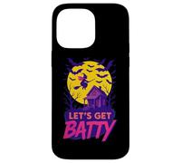 Let's Get Batty Witch Halloween Night Case for iPhone 14 Pro Max
