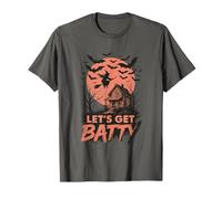 Let's Get Batty Witch Moon Cottage Bats T-Shirt