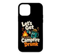 Let's Get Campfire Drunk Funny Camping Humor Case for iPhone 12 mini