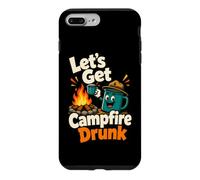 Let's Get Campfire Drunk Funny Camping Humor Case for iPhone 7 Plus/8 Plus