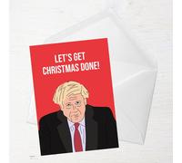 Let's Get Christmas Done Greetings Card - Large Card