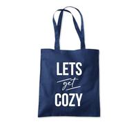Let's Get Cozy Winter Cold Tote Shopping Bag 10 Litres Capacity 42 x 38cm