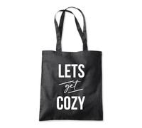 Let's Get Cozy Winter Cold Tote Shopping Bag 10 Litres Capacity 42 x 38cm