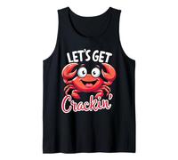 Let's Get Crackin' Crabs Crab Fisher Alaska Tank Top