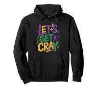 Lets Get Cray Crawfish Mardi Gras Cajun Funny Dabbing Pullover Hoodie
