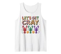 Let's Get Cray Mardi Gras Crawfish Celebration Tank Top