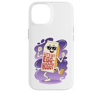 Let's Get Egg-Noggy Funny Egg Nog Pun Drink Christmas Case for iPhone 14
