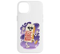 Let's Get Egg-Noggy Funny Egg Nog Pun Drink Christmas Case for iPhone 14 Plus