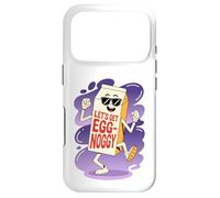 Let's Get Egg-Noggy Funny Egg Nog Pun Drink Christmas Case for iPhone 17 Pro