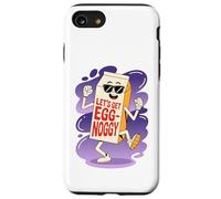 Let's Get Egg-Noggy Funny Egg Nog Pun Drink Christmas Case for iPhone SE (2020) / 7/8