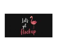 Let's Get Flock Up Flamingo Beach Towel Quick Dry Swim Towels