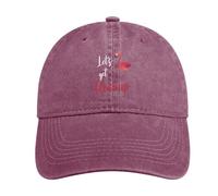 Let's Get Flock Up Flamingo Vintage Baseball Cap Washed Distressed Adjustable Retro Cotton Hat Music Festival Hats for Men Women