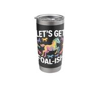 Let's Get Foal-Ish Horse Rainbow Stainless Steel Insulated Tumbler