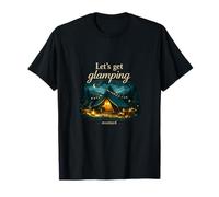 Lets Get Glamping Cottagecore Forest Aesthetic T-Shirt