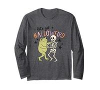 Let's Get Halloweird Frog Skeleton Fun Long Sleeve T-Shirt