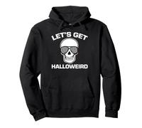 Let's Get Halloweird Hypnotic Skull Let's Get Halloweird Pullover Hoodie