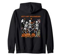 Let's Get Halloweird Skeletons Zip Hoodie