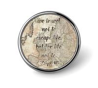 Let's Get Lost Together Enamel Pins Sets Christian Saying Lapel Pin Button