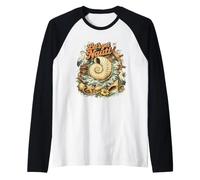 Let's Get Nauti Funny Nautical Ocean Humor Coastal Vacation Raglan Baseball Tee