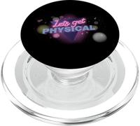 Lets Get Physical Gym Tee Workout Totally Rad 80'S PopSockets PopGrip for MagSafe