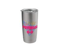 Lets Get Physical Workout Gym Totally Rad Retro 80'S Stainless Steel Insulated Tumbler