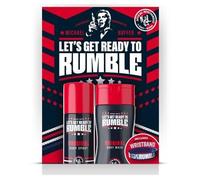 LETS GET READY TO RUMBLE ORIGINAL GIFT SET: BODY SPRAY 150ML, SHOWER GEL 250ML, WRISTBAND