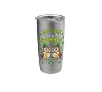 Let's Get Ready to Stumble Owl Party St. Patrick’s Day Stainless Steel Insulated Tumbler
