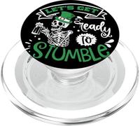 Let's Get Ready To Stumble Skeleton Hat PopSockets PopGrip for MagSafe
