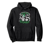Let's Get Ready To Stumble Skeleton Hat Pullover Hoodie