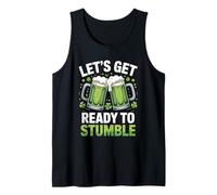 Lets Get Ready to Stumble St Patricks Day Lucky Green Beer Tank Top