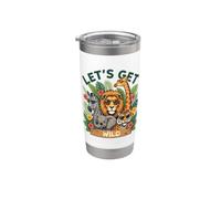 Lets Get Safari Jungle Animals Stainless Steel Insulated Tumbler