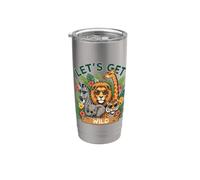 Lets Get Safari Jungle Animals Stainless Steel Insulated Tumbler