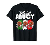 Lets Get Saucy Meatball Italian Kitchen Lover T-Shirt