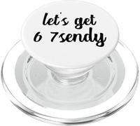 Let's Get Sendy 6 7endy 67 Tween Teen Funny Gen Z Commitment PopSockets PopGrip for MagSafe