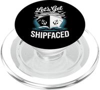 Let's Get Shipfaced Funny Cruise Vacation PopSockets PopGrip for MagSafe