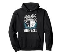 Let's Get Shipfaced Funny Cruise Vacation Pullover Hoodie