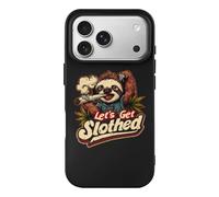 Let's Get Slothed TPU Phone Case Protective Cover Compatible with iPhone 17/17 Air/17 Pro/17 Pro Max