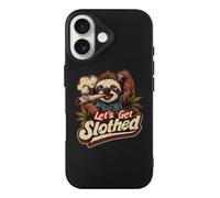 Let's Get Slothed TPU Phone Case Protective Cover Compatible with iPhone 17/17 Air/17 Pro/17 Pro Max