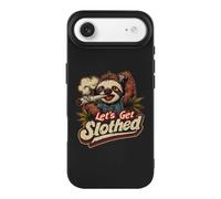 Let's Get Slothed TPU Phone Case Protective Cover Compatible with iPhone 17/17 Air/17 Pro/17 Pro Max