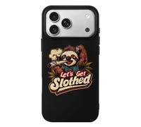 Let's Get Slothed TPU Phone Case Protective Cover Compatible with iPhone 17/17 Air/17 Pro/17 Pro Max