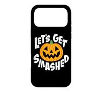 Let's Get Smashed Funny Halloween Pumpkin Smile October Beer Case for iPhone 17 Pro Max