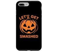 Let's Get Smashed Jack O Lantern Pumpkin Halloween Funny Case for iPhone 7 Plus/8 Plus