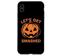 Let's Get Smashed Jack O Lantern Pumpkin Halloween Funny Case for iPhone XS Max