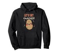 Let's Get Smashed Potato Kawaii Naughty Ambiguous Humour Pullover Hoodie