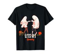 Lets Get Spooky Halloween Ghost Scary Horror Design T-Shirt