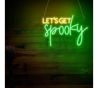 Let's Get Spooky LED Neon Sign - Halloween Party Decor