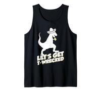 Let's Get T-Wrecked - T-Rex Party Dinosaur Summer Festival Tank Top