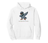 Lets Get This Bread dabbing Pigeon Funny pun Pullover Hoodie